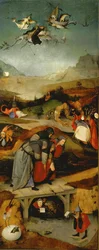 Temptation of St. Anthony, left-hand panel